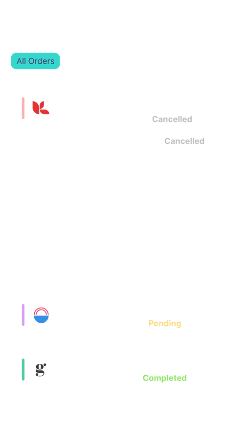 Order History
